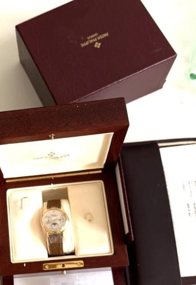 PATEK PHILIPPE コレクションボックス トケマー:PATEK PHILIPPE パテック レザー製 コレクションケース